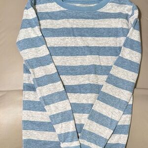 Carter's Blue and White Long Sleeve Tee